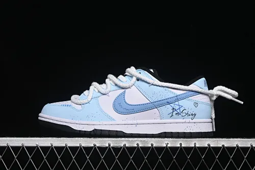 All categories Nk SB Dunk Series Nk SB Dunk Low High-end customized low-top sneakers Nike SB Dunk Low Blue Ocean Strappy low-top casual sneakers DD1503-101